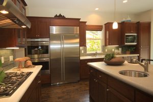 Modern kitchen in new construction home