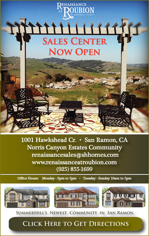 Sales center opening for new homes - Renaissance at Roubion
