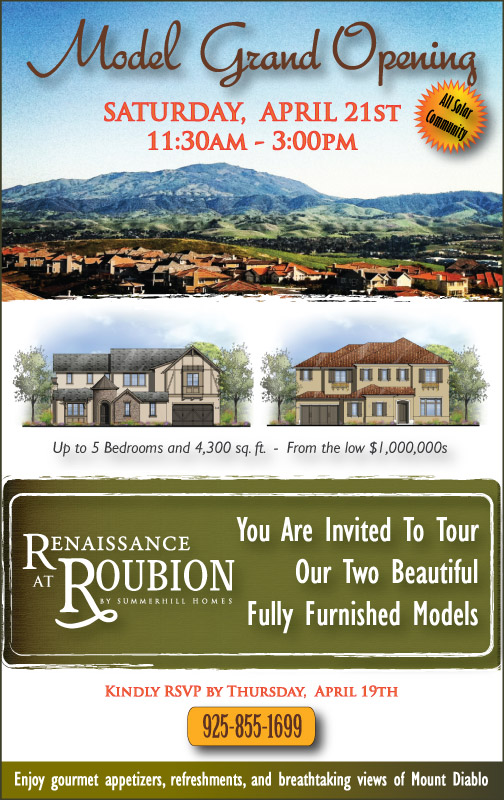 Grand opening call for new homes - Renaissance at Roubion