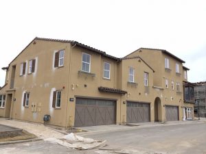 Exterior of upcoming Sunnyvale townhomes