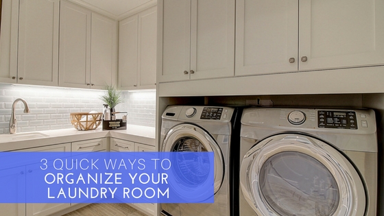 3 Quick Laundry Room Organization Tips