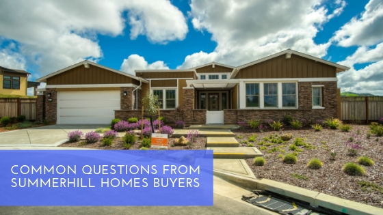 Addressing common questions from Summerhill Home buyers