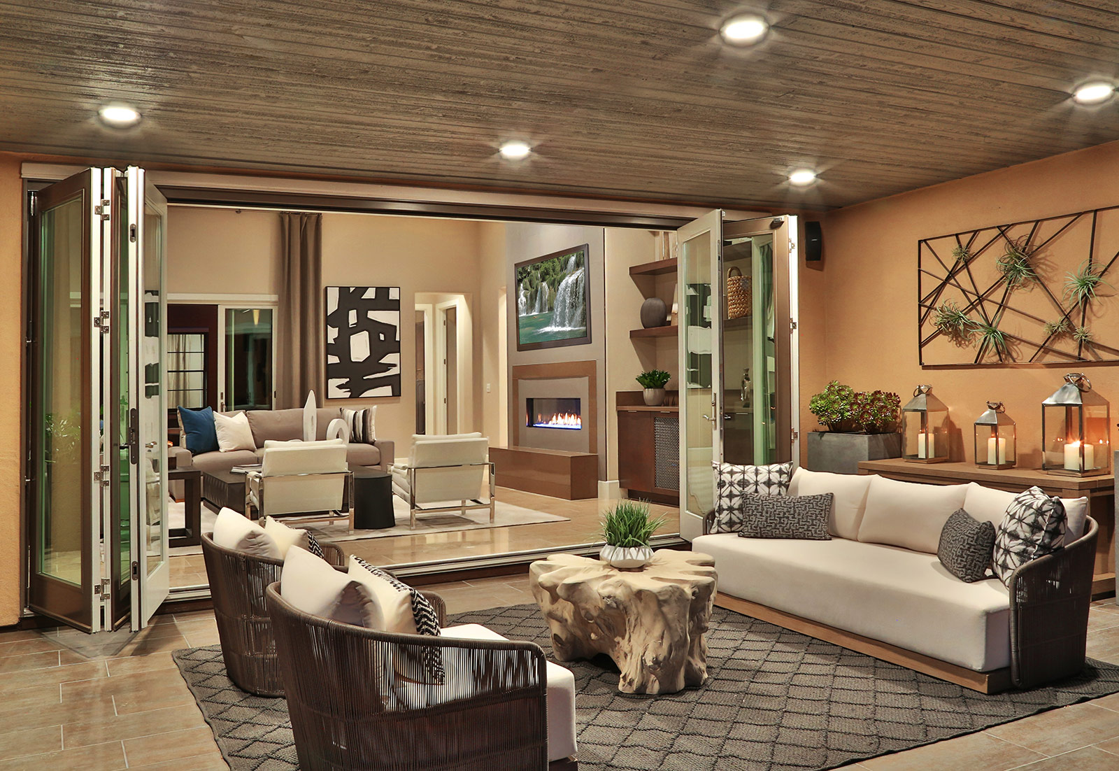 Modern multi-story townhouses by SummerHill Homes